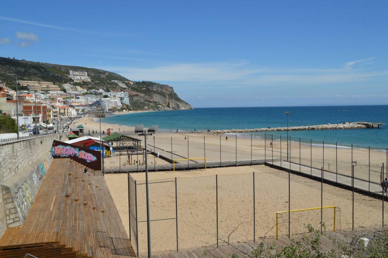 Amazing Beach & Pool Apartment With Garden Sesimbra Exterior photo